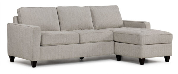 Flipp-it Sofa with Reversible Chaise/Ottoman - Platinum - Image 9