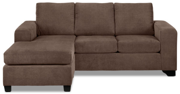 Fava Chaise Sofa - Light Brown - Image 4