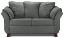 Collier Loveseat - Dark Grey