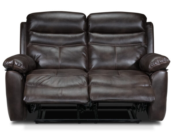 Devon Reclining Loveseat - Brown - Image 5