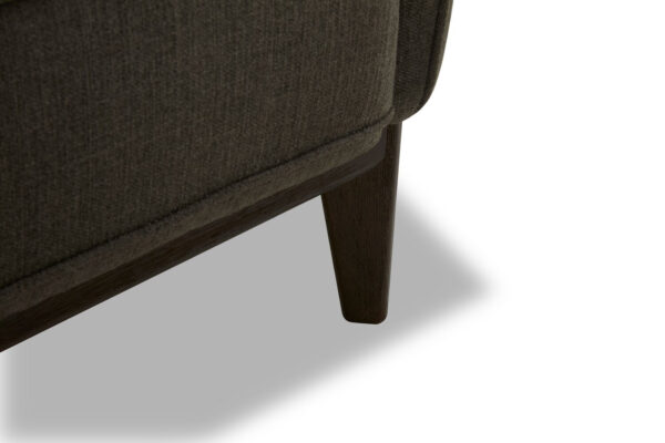 Cindy Crawford Home Gena 78.7" Linen-Look Fabric Condo Size Sofa with Removable Back Cushions - Charcoal Grey | Sofa Gena de Cindy Crawford Home de 78,7 po de format condo en tissu d’apparence lin avec coussins de dossier amovibles - gris anthracite - Image 7