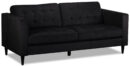 Anthena Polyester Sofa - Charcoal